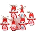 thumbnail image 7 of 100/200PCS Christmas Snowman Lollipop Holder Kraft Paper Card Xmas Packing Box DIY Navidad Christmas Tree Pendant Party Supplies (snowman  rope,2.8x10cm,100piece), 7 of 7
