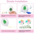thumbnail image 4 of Hawaiian Tablecloth Hawaii Luau Tropical Party Decorations Include 18 Pieces Hawaii Colorful Balloons, Plastic Rectangular Palm Leaves Table Covers and Ribbon Tropical Party Supplies - -, 4 of 7