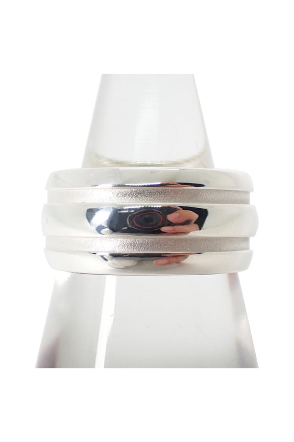 Pre-Owned TIFFANY 925 Double Line Ring, Size 12, j20-10