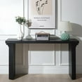thumbnail image 6 of Modern Black Wooden Console Table - Versatile Entryway Decor, 6 of 10