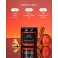 thumbnail image 5 of M&SENSE Spiced Apple 2 Wick Fall Scented Candle, 11.6oz Natural Soy Wax Candle for Autumn Decor, Up to 70 Hours Burn Time, Strong Fall Scented Candle Gift for Christmas Holiday Celebration, 5 of 5