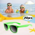 thumbnail image 3 of 20 Pack Kids Sunglasses Bulk for Summer Pool Party Favors Birthday Parties Goody Bag Fillers, Black, 3 of 7
