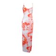thumbnail image 3 of Vestido Sin espalda Mujer Bodycon Vestido largo Cóctel Maxi Slim Fit Ropa de fiesta en la playa Ygjytge Naranja T M para Mujer, 3 of 8