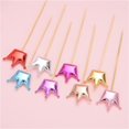 thumbnail image 3 of 50 piezas de decoración de cupcakes con forma de corazón, estrellas y coronas, palillos para cupcakes, mini decoración para pasteles, decoración colorida para pasteles DIY, 3 of 5