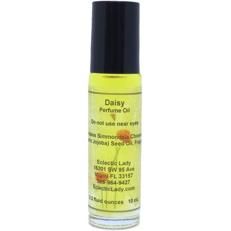 Daisy Perfume Oil 0.3 Oz Portable Roll-On Fragrance