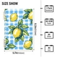 thumbnail image 2 of FORMRS 1-Subject Spiral Notebook 8" x 5" College Ruled 60 Refillable Sheet A5 Hard Cover, 2 Pack, Cartoon Plaid Lemon, 2 of 7
