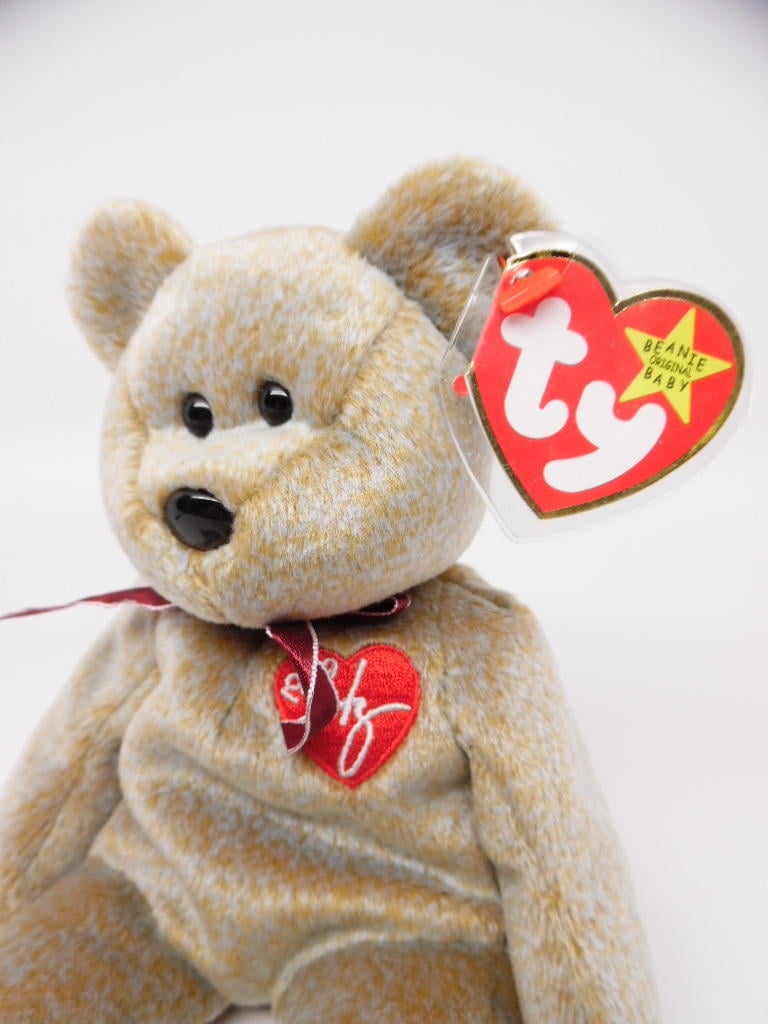 Details about   Ty Beanie Babies 1999 Signature Bear Light Brown  Retired 