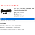 thumbnail image 2 of Idler Arm - Compatible with 1999 - 2006 Chevy Silverado 1500 2000 2001 2002 2003 2004 2005, 2 of 2