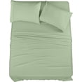 thumbnail image 1 of Juego de sábanas Utopia Bedding de microfibra totalmente cepillada, 4 piezas, 1 of 7
