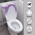 thumbnail image 3 of HELLHERO Toilet Seat Lid Cover Set 2 Pack Fashion for Modern Bathrooms, Universal, Floral Elegance, 3 of 8