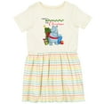 thumbnail image 3 of Inktastic I Want a Hippopotamus for Christmas Girls Toddler Dress, 3 of 5