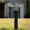 Black, variant on Black Stainless-Steel Bollard Solar Light with EZ Anchor