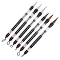 thumbnail image 1 of 6pcs Piston Fill Chinese Water Brush Pen for Calligraphy on Water Writing Cloth, Reusable, 1 of 8
