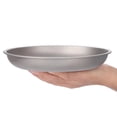 thumbnail image 3 of Vjnyvs Titanium Round Plate Ultralight Camping Plate Outdoor Dinner Plate for Camping Barbecue Hiking Backpacking Home Kitchen, 3 of 6