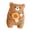 Brown, variant on BESTSKY Toys,Unique Felt Embroidery Design Girl Toys,Adorable Bear Holding Flowers Fairy Toy,Style1