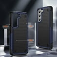 thumbnail image 6 of for Samsung Galaxy S22 Case, S22 Case with Self Healing Flexible TPU Screen Protector[2 Pack], Military Grade Dual-Layer Heavy Duty Case for Galaxy S22 5G-Blue/Black, 6 of 6