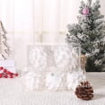 thumbnail image 4 of Bolas de purpurina para colgar en el árbol de Navidad, forma de pétalo, piñas de pino, para decoración del hogar, fiestas de Navidad, Año Nuevo 2023, 8/10 cm, 4 of 4