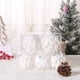 thumbnail image 5 of Bolas de purpurina para colgar en el árbol de Navidad, forma de pétalo, piñas de pino, para decoración del hogar, fiestas de Navidad, Año Nuevo 2023, 8/10 cm, 5 of 5