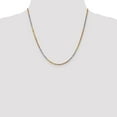 thumbnail image 4 of Primal Gold 14 Karat Tri-Color 2.5mm Diamond-cut Rope Chain, 4 of 4