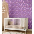 thumbnail image 5 of S4Sassy Safari Animal Print Wallpaper - Purple Wall Covering, 25" x 360" Self-Adhesive Textured Vinyl Wall Paper, Easy DIY Walls Covering for Kids Bedroom, Kid's room wall decor, Playroom wallpaper, 5 of 9