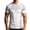 Light Gray, variant on Men's Workout Shirts Quick Dry Seamless Short Sleeve Tshirts Breathable Compression Workout T-Shirt Geometric Print Athletic Tee For Gym Running Training