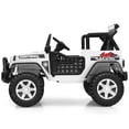thumbnail image 4 of Patiojoy Kids Ride on Truck 12V Electric Truck w/Remote Control Battery Powered Ride on Toy Car White, 4 of 6