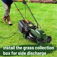 thumbnail image 2 of BLACK JAGUAR Electric Lawn Mower Versatile Corded Lawn Mower with Grass Collection Box 10 Amp Motor, 2 of 8