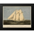 thumbnail image 2 of Unknown 14x12 Black Modern Framed Museum Art Print Titled - The Yacht Sappho of New York, 1869, 2 of 5