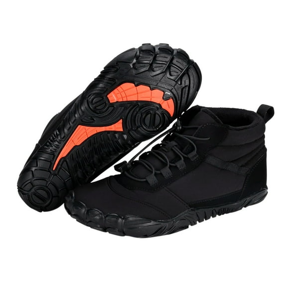 Plush Winter Boots Shoes for Men Women Waterproof Snow Boots Barefoot Warm Fur Shoes Anti Slip Big Size Trekking Hiking Shoes