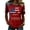 Red, variant on CIENVNSTG Women's 250th USA Anniversary Shirts-Patriotic Graphic Denim Tops Short Sleeve Crew Neck Flag T-Shirt for Casual Wear White L
