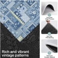 thumbnail image 3 of Pioneer Flower Floral Print Pattern Kitchen Rugs Sets Of 3,Kitchen Runner Rugs Non Skid Washable,Decorative Kitchen Floor Mats for Kitchen,Sink,Laundry,17X30 Inch + 17X47 Inch + 17X59 Inch, 3 of 6