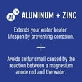 thumbnail image 3 of Water Connection AR147 Aluminum Zinc Anode Rod; Outlet/Nipple Style (Bradford White); Flexible/Segmented; 3/4 NPT x 50" x 5 " nipple; Stops Sulfur/Rotten Egg Smell (Flexible/Segmented), 3 of 7