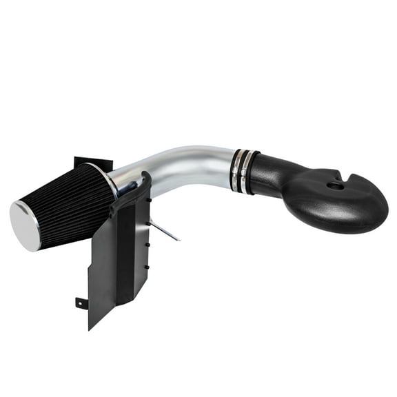 Cold Air Intake System with Heat Shield Kit   Filter Combo BLACK Compatible For 97-98 Dodge Dakota V8 5.2L/5.9L / 98-03 Dodge Durango V8 5.2L/5.9L