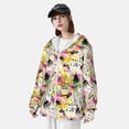 thumbnail image 3 of Balery Retro Musical Sudadera ligera de manga larga con capucha y protección solar UPF 50+ para hombre y mujer, ideal para pesca y running-Large, 3 of 7