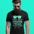 thumbnail image 3 of Perfect Dude Shirt for Men - Tall Guy Beard Twins Purple Hoser Dude Shirt - Perfect Dude Merchandise, 3 of 8