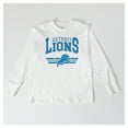 thumbnail image 4 of Women's Gameday Couture  White Detroit Lions Swift Strike Essential Oversized Long Sleeve T-Shirt, 4 of 4