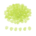 thumbnail image 1 of 100 Pieces -the-Dark Garden Pebbles, Luminous And Powered By Light And bright yellow, 1 of 8