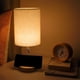 thumbnail image 5 of Lámpara de noche para mesita de noche, lámpara de lactancia, lámpara para dormitorio que favorece el sueño, lámpara elegante para guardería, lámpara de malla, 5 of 9