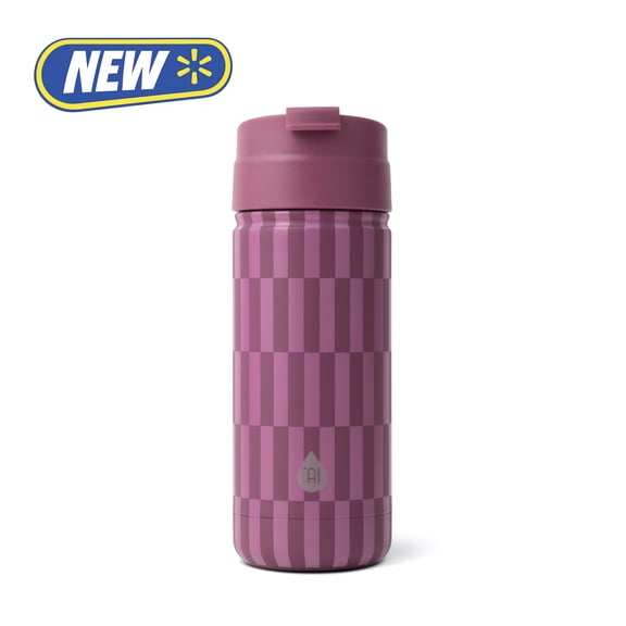 TAL 18oz Stainless Steel Ranger Coffee Travel Mug, Geometric Berry Print