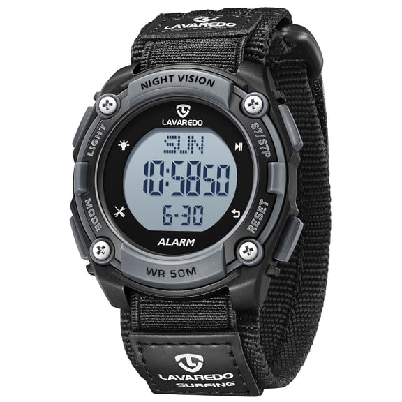 Men's Digital Sports Watch with Electronic Movement & Nylon Strap - Perfect Gift for Man Birthday Gifts
