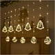 thumbnail image 1 of Serie de Luces Navidad | Pinos y Esferas Navideñas Colgantes | Cortina Luces Calidas|Serie Navideña 3 Metros, 1 of 5