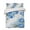 Blue Beige, variant on Quilts Twin Size, Blue Flower Spring Soft Comforter Bedding Set for Bed, Rose Leaves Garden Pastoral Retro Lightweight Quilted Bedspread with Pillow Cover(2 Pieces) for All Season, 68x86 Inch