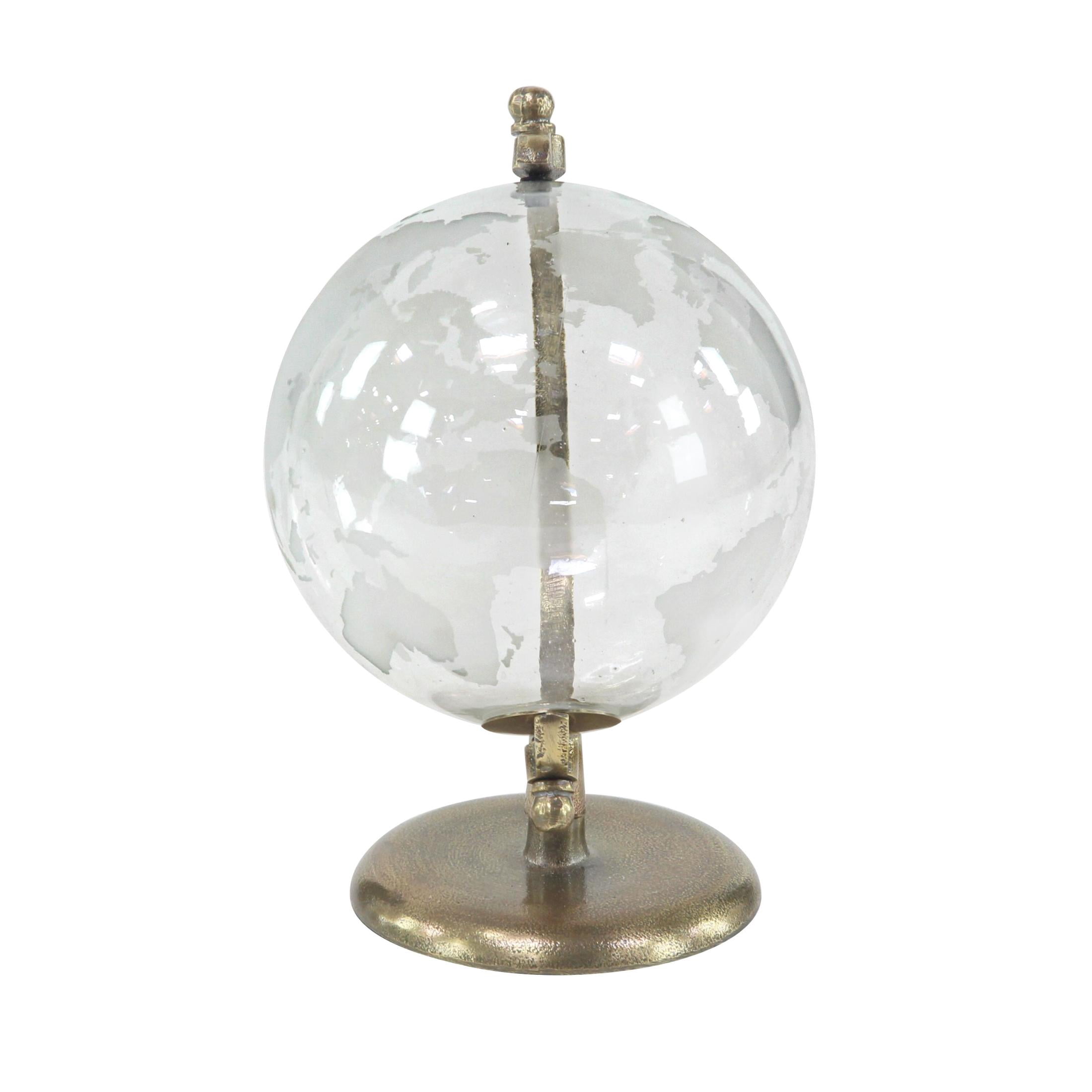 DecMode 9" Bronze Globe with Tiered Base