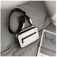 thumbnail image 2 of Men's Trendy Brand Small Square Fashion Messenger Bag,Black, 2 of 2