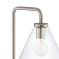 thumbnail image 4 of Element Transparent Glass Glass and Metal Floor Lamp, 4 of 7
