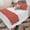Brick Red, variant on Luxurious 800 Thread Count 100% Egyptian Cotton Ruffle Bed Runner 5 Pieces Egyptian Cotton Soft Fade-Resistant Easy Care Decorative Bed Scarf Solid Navy