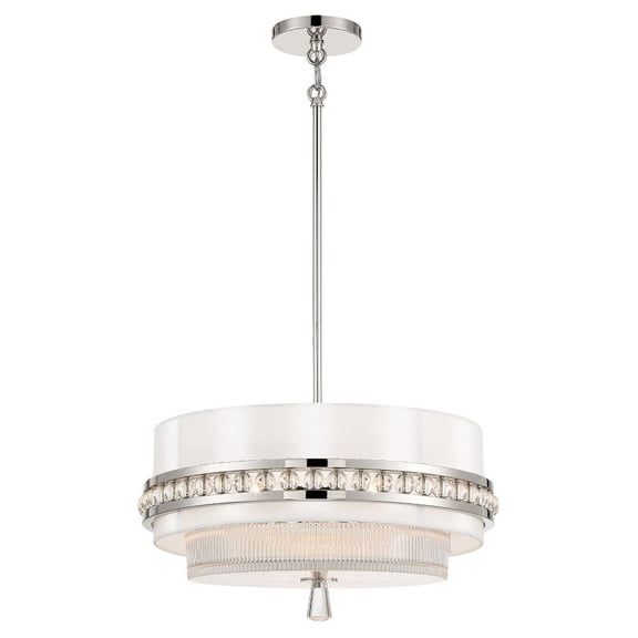 Minka Metropolitan - Sutton - 3 Light Semi-Flush Mount-10.38 Inches Tall and