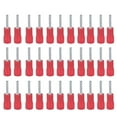 thumbnail image 1 of 100 Uds Kit de conector de engarce de extremo de Pin de tubo redondo rojo de cobre + Terminal de virolas aisladas para cables AWG 22-16/05-15mm² ANGGREK Otros, 1 of 8
