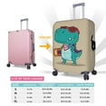 thumbnail image 6 of Kll Cool Dino Playing Skateboard Luggage Cover Suitcase Cover Suitcase Protector-Medium, 6 of 8
