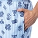 thumbnail image 3 of Pantalón de Pijama IZOD de Franela y Forro Polar para Hombre Azul Claro Talle L, 3 of 5